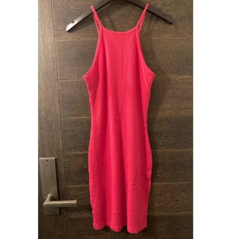 FRENCH CONNECTION 🍉 Ribbed Mini Dress - Picture 6 of 12